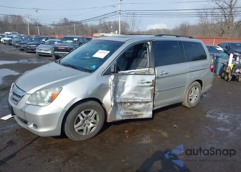 2007 Honda Odyssey Ex-L z USA, uszkodzony, nr VIN 5FNRL38687B404524